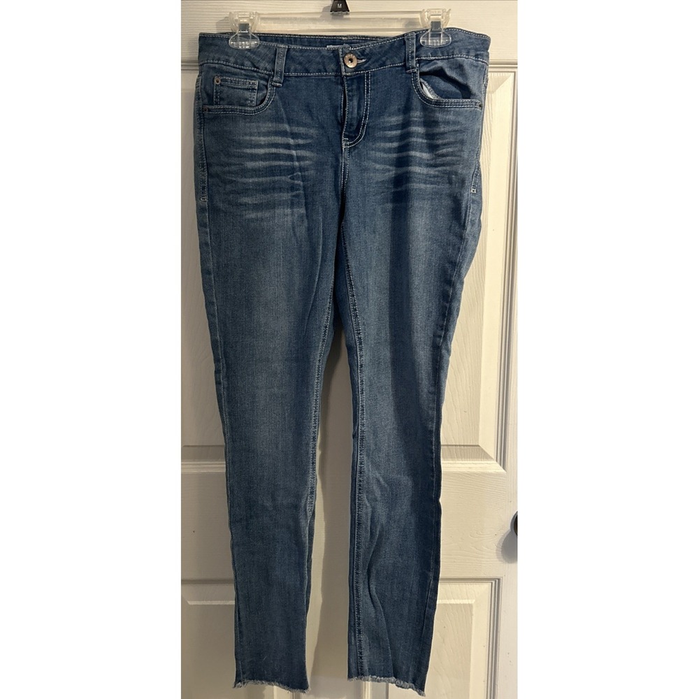 Mudd Womens‎ Jeans 11 Skinny Legs Y2K Hippy Festival Raw Hems